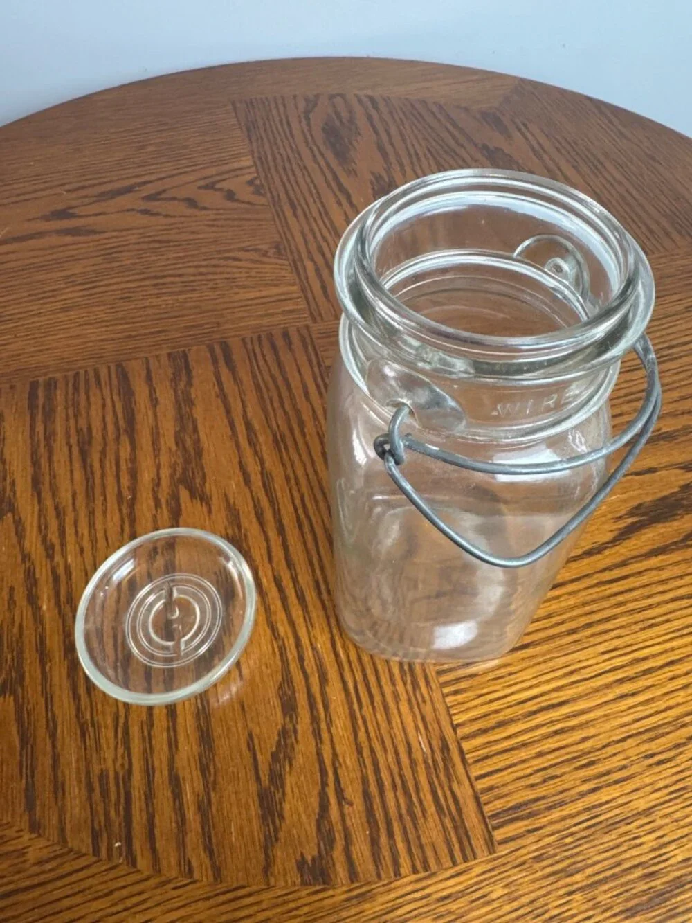 Ball Ideal Glass Quart Canning Jar with Wire Lock